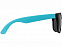 Очки солнцезащитные Retro, черный/морская волна с логотипом в Нефтекамске заказать по выгодной цене в кибермаркете AvroraStore