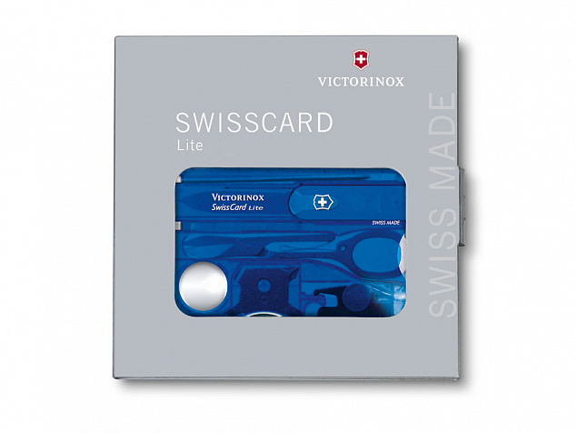 Швейцарская карточка «SwissCard Lite», 13 функций с логотипом в Нефтекамске заказать по выгодной цене в кибермаркете AvroraStore