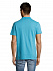 Рубашка поло мужская SUMMER 170, бирюзовая с логотипом в Нефтекамске заказать по выгодной цене в кибермаркете AvroraStore