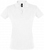 Рубашка поло женская PERFECT WOMEN 180 белая с логотипом в Нефтекамске заказать по выгодной цене в кибермаркете AvroraStore