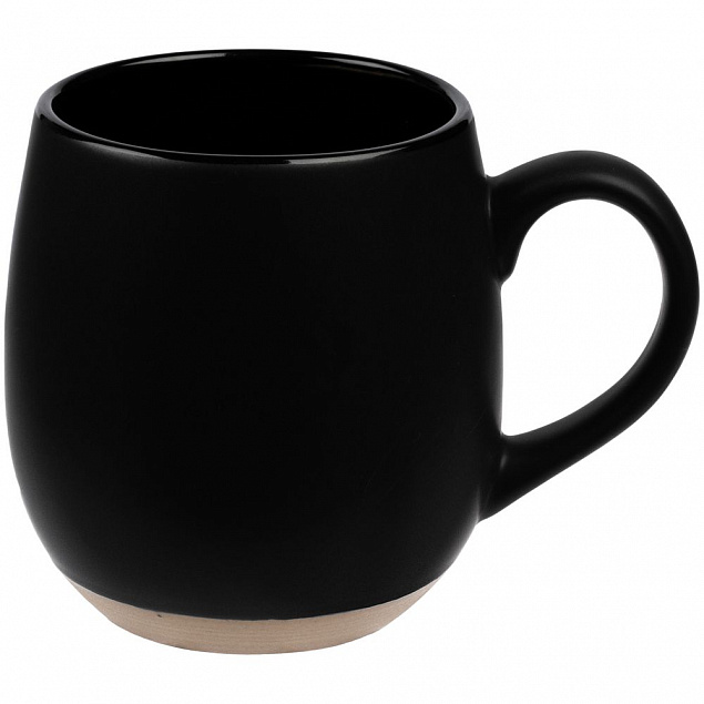 Кружка Chubby, черная с логотипом в Нефтекамске заказать по выгодной цене в кибермаркете AvroraStore