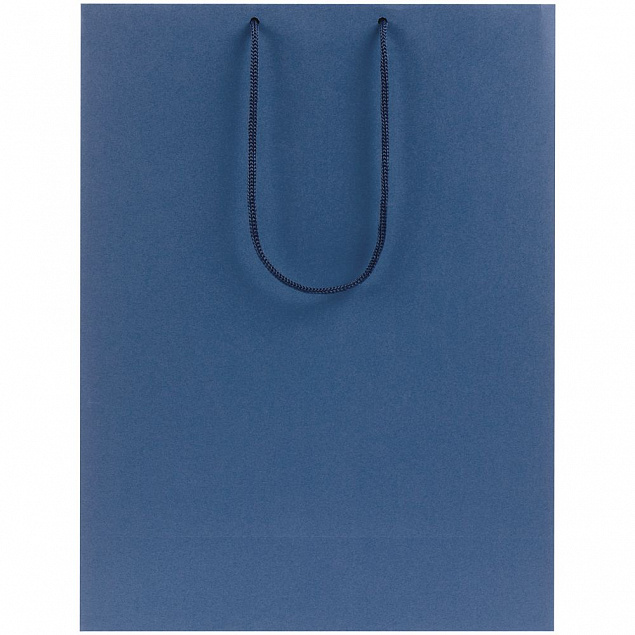 Пакет бумажный Porta XL, синий с логотипом в Нефтекамске заказать по выгодной цене в кибермаркете AvroraStore