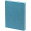 Ежедневник New Latte, недатированный, голубой с логотипом в Нефтекамске заказать по выгодной цене в кибермаркете AvroraStore