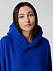 Худи флисовое унисекс Manakin, ярко-синее с логотипом в Нефтекамске заказать по выгодной цене в кибермаркете AvroraStore