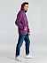 Толстовка с капюшоном унисекс Hoodie, фиолетовый меланж с логотипом в Нефтекамске заказать по выгодной цене в кибермаркете AvroraStore