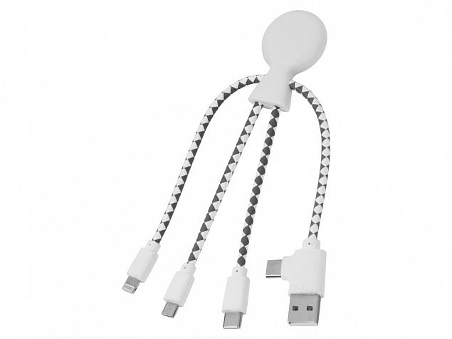 Зарядный кабель Mr. Bio  с логотипом в Нефтекамске заказать по выгодной цене в кибермаркете AvroraStore