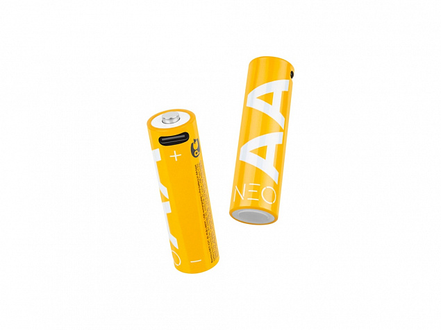 Аккумуляторные батарейки «NEO X2C», АА с логотипом в Нефтекамске заказать по выгодной цене в кибермаркете AvroraStore