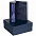 Набор Gems: ежедневник и термостакан, темно-синий с логотипом в Нефтекамске заказать по выгодной цене в кибермаркете AvroraStore