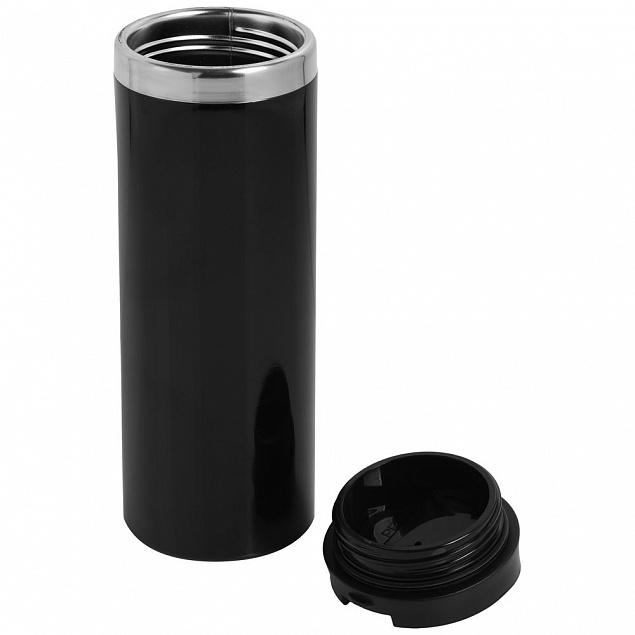 Термостакан Torrid, черный с логотипом в Нефтекамске заказать по выгодной цене в кибермаркете AvroraStore
