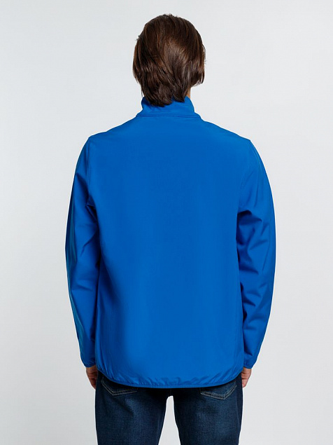 Куртка мужская Radian Men, ярко-синяя с логотипом в Нефтекамске заказать по выгодной цене в кибермаркете AvroraStore