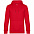 Толстовка с капюшоном унисекс King, красная с логотипом в Нефтекамске заказать по выгодной цене в кибермаркете AvroraStore