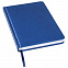 Ежедневник недатированный Bliss, А5,  синий, белый блок, без обреза с логотипом в Нефтекамске заказать по выгодной цене в кибермаркете AvroraStore