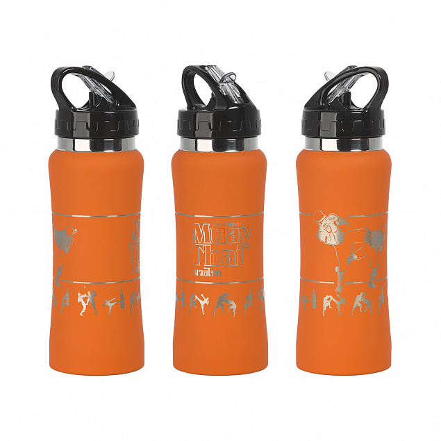 Бутылка для воды "Индиана" 600 мл, покрытие soft touch с логотипом в Нефтекамске заказать по выгодной цене в кибермаркете AvroraStore