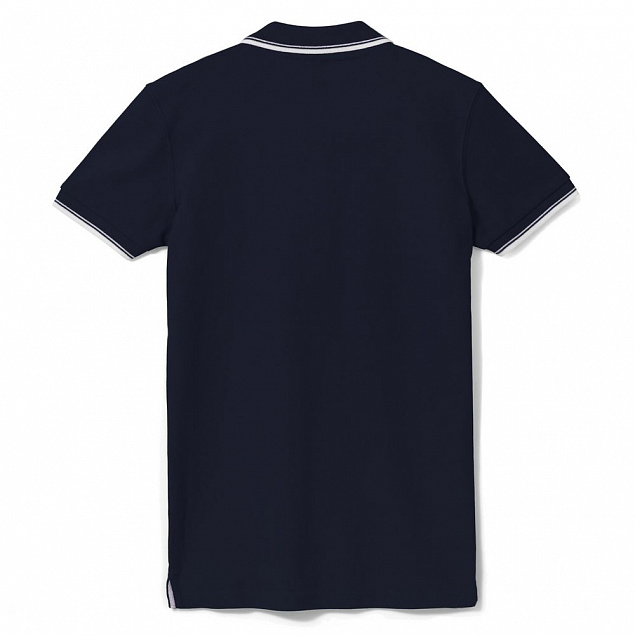 Рубашка поло женская Practice Women 270, голубая с белым с логотипом в Нефтекамске заказать по выгодной цене в кибермаркете AvroraStore