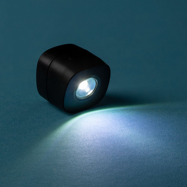 Налобный фонарь Night Walk Headlamp, черный с логотипом в Нефтекамске заказать по выгодной цене в кибермаркете AvroraStore
