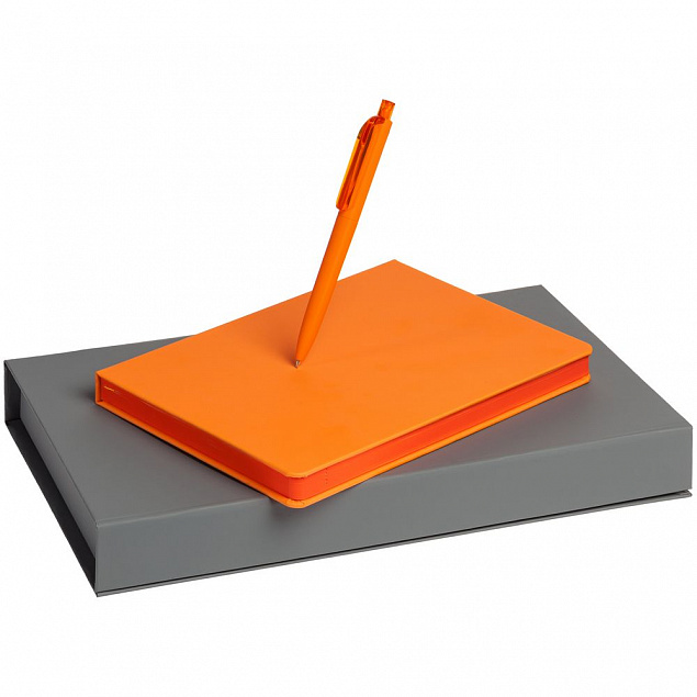 Набор Shall, оранжевый с логотипом в Нефтекамске заказать по выгодной цене в кибермаркете AvroraStore