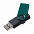 Флешка Twist Color, зеленая, 16 Гб с логотипом в Нефтекамске заказать по выгодной цене в кибермаркете AvroraStore