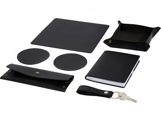 Comodo Подарочный комплект для домашнего офиса, черный с логотипом в Нефтекамске заказать по выгодной цене в кибермаркете AvroraStore