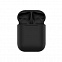 Наушники беспроводные с зарядным боксом TWS AIR SOFT, цвет черный  с логотипом в Нефтекамске заказать по выгодной цене в кибермаркете AvroraStore