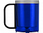 Набор Походный с чехлом: термос, 2 кружки, синий с логотипом в Нефтекамске заказать по выгодной цене в кибермаркете AvroraStore