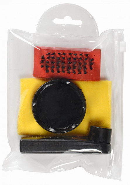 Набор для чистки обуви SMALL SHINE, черный, красный, желтый с логотипом в Нефтекамске заказать по выгодной цене в кибермаркете AvroraStore