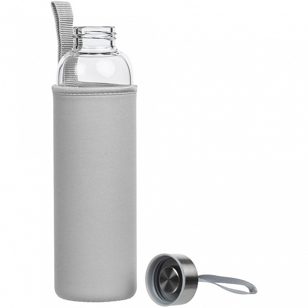 Бутылка для воды Sleeve Ace, серая с логотипом в Нефтекамске заказать по выгодной цене в кибермаркете AvroraStore