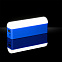 Зарядное устройство с лампой "Светлячок" 2600 mAh, синий с логотипом в Нефтекамске заказать по выгодной цене в кибермаркете AvroraStore