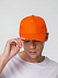 Бейсболка Standard, оранжевая с логотипом в Нефтекамске заказать по выгодной цене в кибермаркете AvroraStore