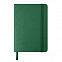 Блокнот SHADY JUNIOR с элементами планирования,  А6, зеленый, кремовый блок, темно-зеленый обрез с логотипом в Нефтекамске заказать по выгодной цене в кибермаркете AvroraStore