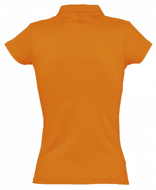 Рубашка поло женская Prescott Women 170, оранжевая с логотипом в Нефтекамске заказать по выгодной цене в кибермаркете AvroraStore