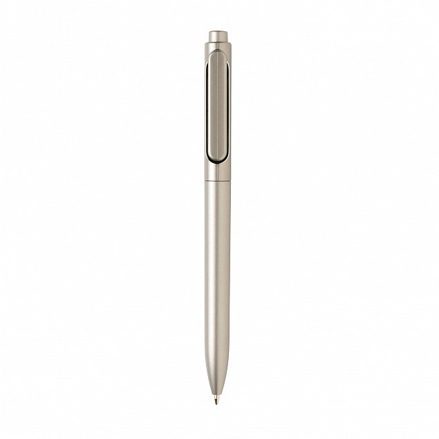 Ручка X6, серый с логотипом в Нефтекамске заказать по выгодной цене в кибермаркете AvroraStore