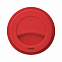 Стакан с крышкой PLA, 350 мл, красный с логотипом в Нефтекамске заказать по выгодной цене в кибермаркете AvroraStore