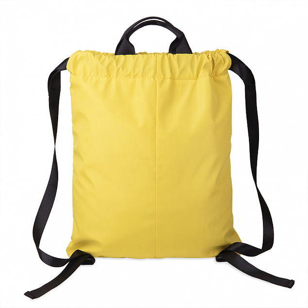 Рюкзак RUN new, жёлтый, 48х40см, 100% полиэстер с логотипом в Нефтекамске заказать по выгодной цене в кибермаркете AvroraStore