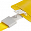 Карман для бейджа с лентой Staff, желтый с логотипом в Нефтекамске заказать по выгодной цене в кибермаркете AvroraStore