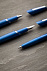 Ручка шариковая PF Two, синяя с логотипом в Нефтекамске заказать по выгодной цене в кибермаркете AvroraStore