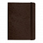 Ежедневник недатированный Boomer, А5,  темно-коричневый, кремовый блок, без обреза с логотипом в Нефтекамске заказать по выгодной цене в кибермаркете AvroraStore