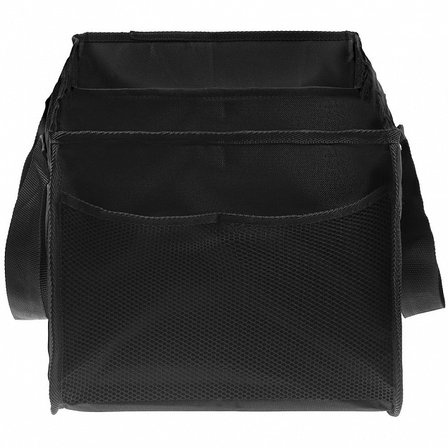 Органайзер в багажник автомобиля Unit Carry, черный с логотипом в Нефтекамске заказать по выгодной цене в кибермаркете AvroraStore