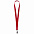 Лента для бейджа Neckband, красный с логотипом в Нефтекамске заказать по выгодной цене в кибермаркете AvroraStore