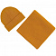 Шапка Real Talk, горчичная с логотипом в Нефтекамске заказать по выгодной цене в кибермаркете AvroraStore