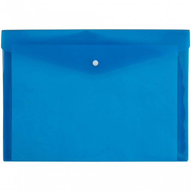 Папка-конверт Expert, синяя с логотипом в Нефтекамске заказать по выгодной цене в кибермаркете AvroraStore