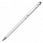 Шариковая ручка Touch Point из пластика, белая с логотипом в Нефтекамске заказать по выгодной цене в кибермаркете AvroraStore