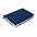 Ежедневник недатированный Kennedy, А5,  синий, белый блок, серебряный срез с логотипом в Нефтекамске заказать по выгодной цене в кибермаркете AvroraStore