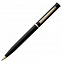 Ручка шариковая Euro Gold, черная с логотипом в Нефтекамске заказать по выгодной цене в кибермаркете AvroraStore