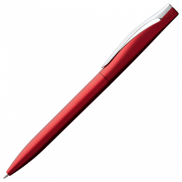 Ручка шариковая Pin Silver, красная с логотипом в Нефтекамске заказать по выгодной цене в кибермаркете AvroraStore