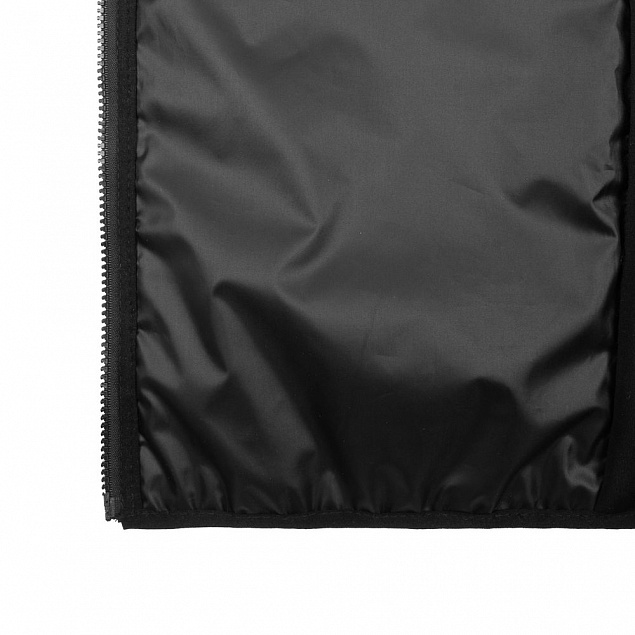 Жилет Orkney с капюшоном, черный с логотипом в Нефтекамске заказать по выгодной цене в кибермаркете AvroraStore