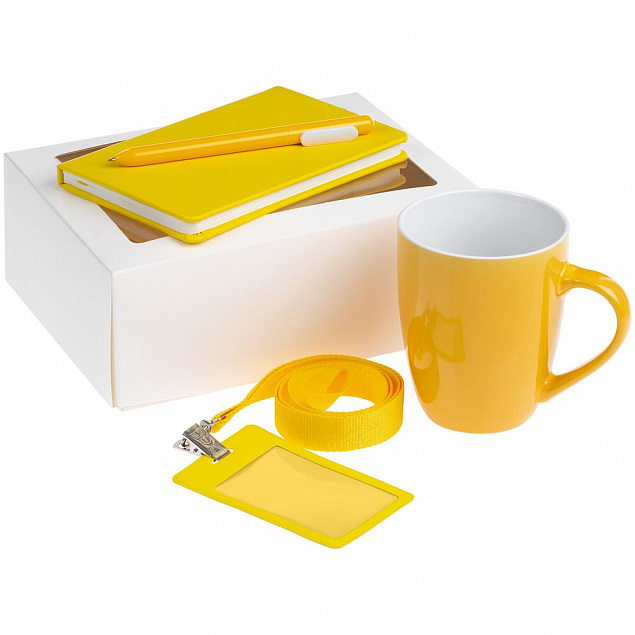 Набор Hop In, желтый с логотипом в Нефтекамске заказать по выгодной цене в кибермаркете AvroraStore