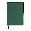 Ежедневник недатированный Montrose, А5,  зеленый, кремовый блок, графитовый срез с логотипом в Нефтекамске заказать по выгодной цене в кибермаркете AvroraStore