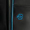 Сумка с отделением для ноутбука Piquadro Blue Square, черная с логотипом в Нефтекамске заказать по выгодной цене в кибермаркете AvroraStore