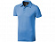 Рубашка поло Markham мужская, голубой/антрацит с логотипом в Нефтекамске заказать по выгодной цене в кибермаркете AvroraStore