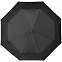 Зонт складной Lui, черный с красным с логотипом в Нефтекамске заказать по выгодной цене в кибермаркете AvroraStore